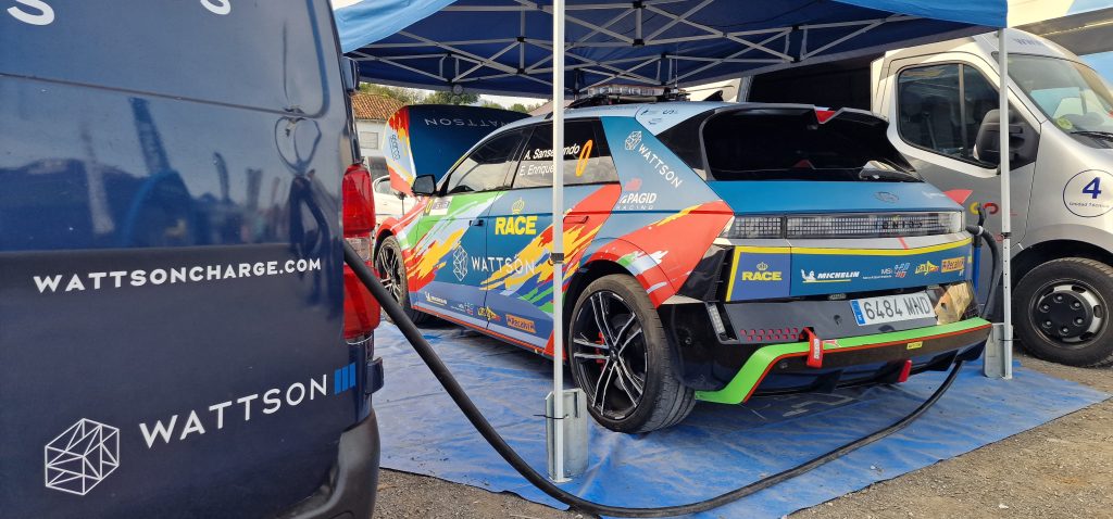 Wattson Charge presente en el Rallye Villa de Llanes impulsando la carga móvil eléctrica